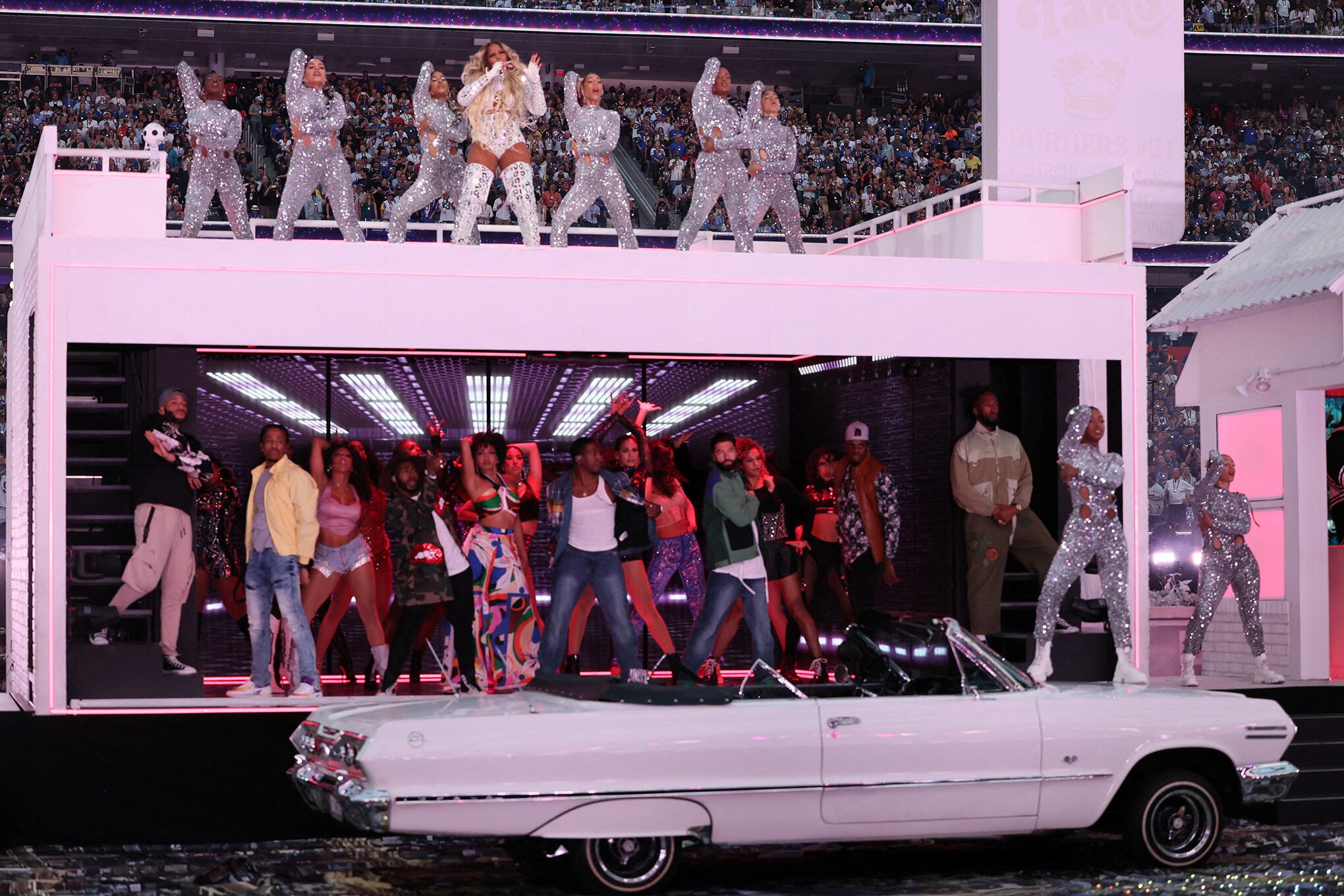 Espectáculo de medio tiempo del Super Bowl.