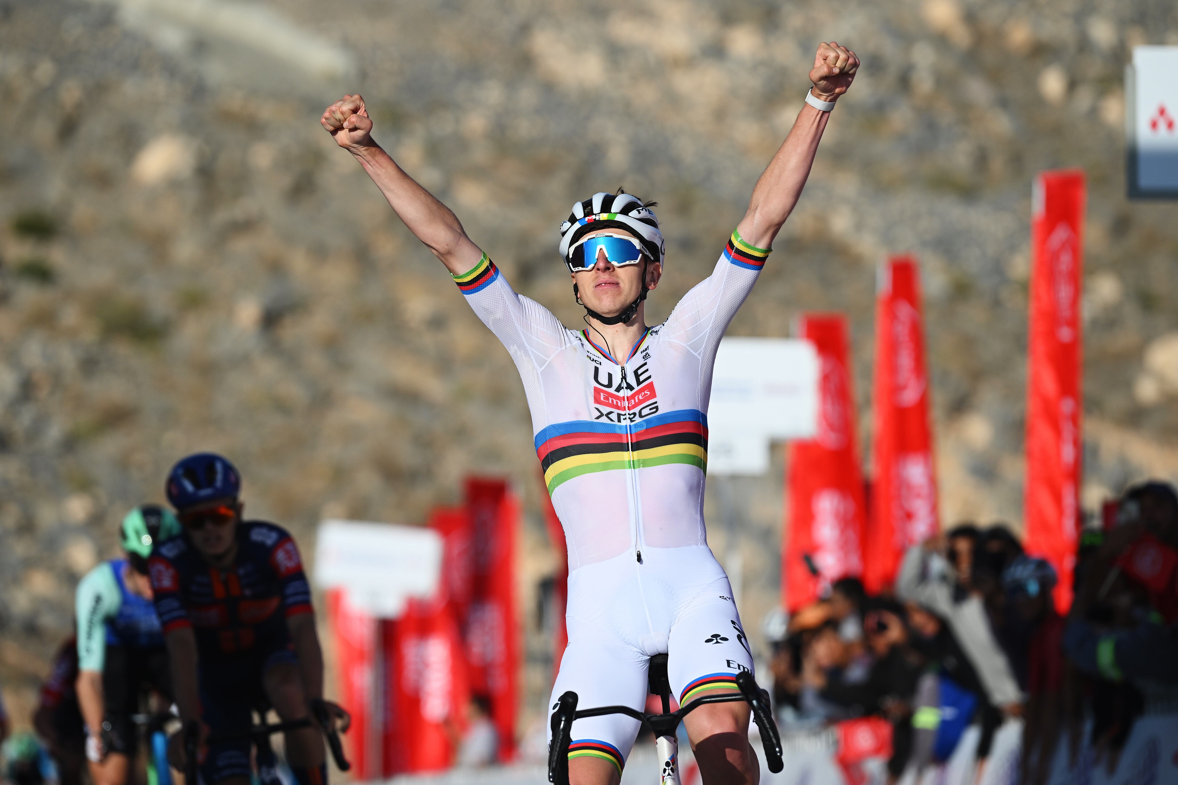 Tadej Pogacar, ganador del UAE Tour 2025.