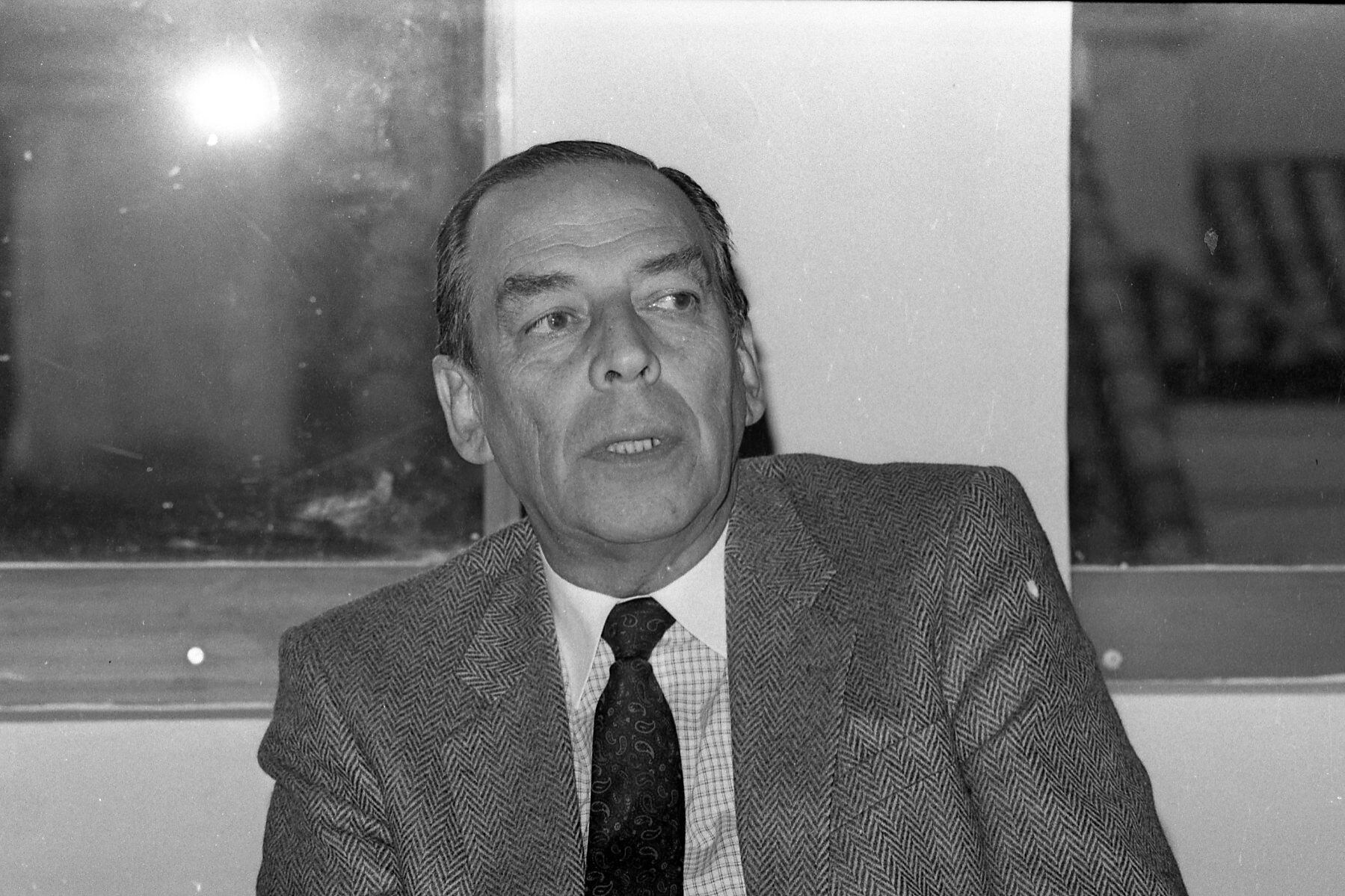 Álvaro Gómez Hurtado, dirigente político asesinado en Bogotá el 2 de noviembre de 1995