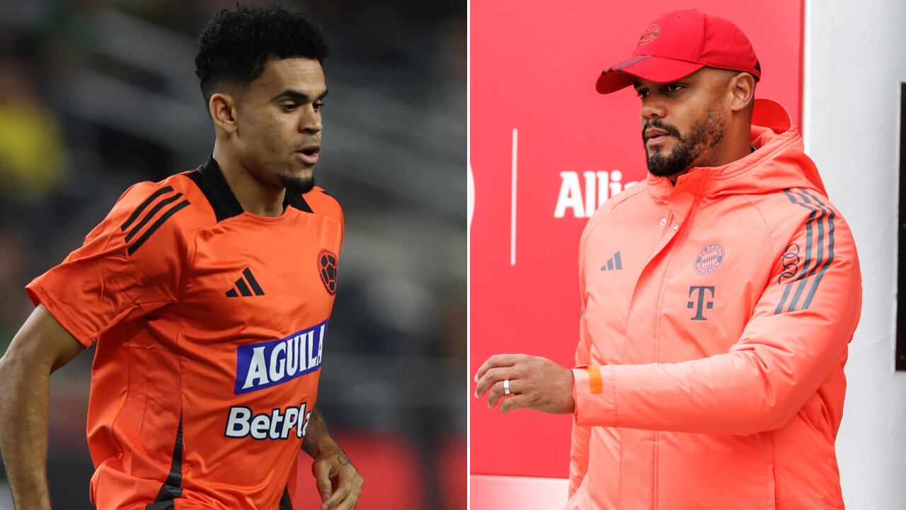 Vincent Kompany está pendiente del regreso de Luis Díaz a Múnich