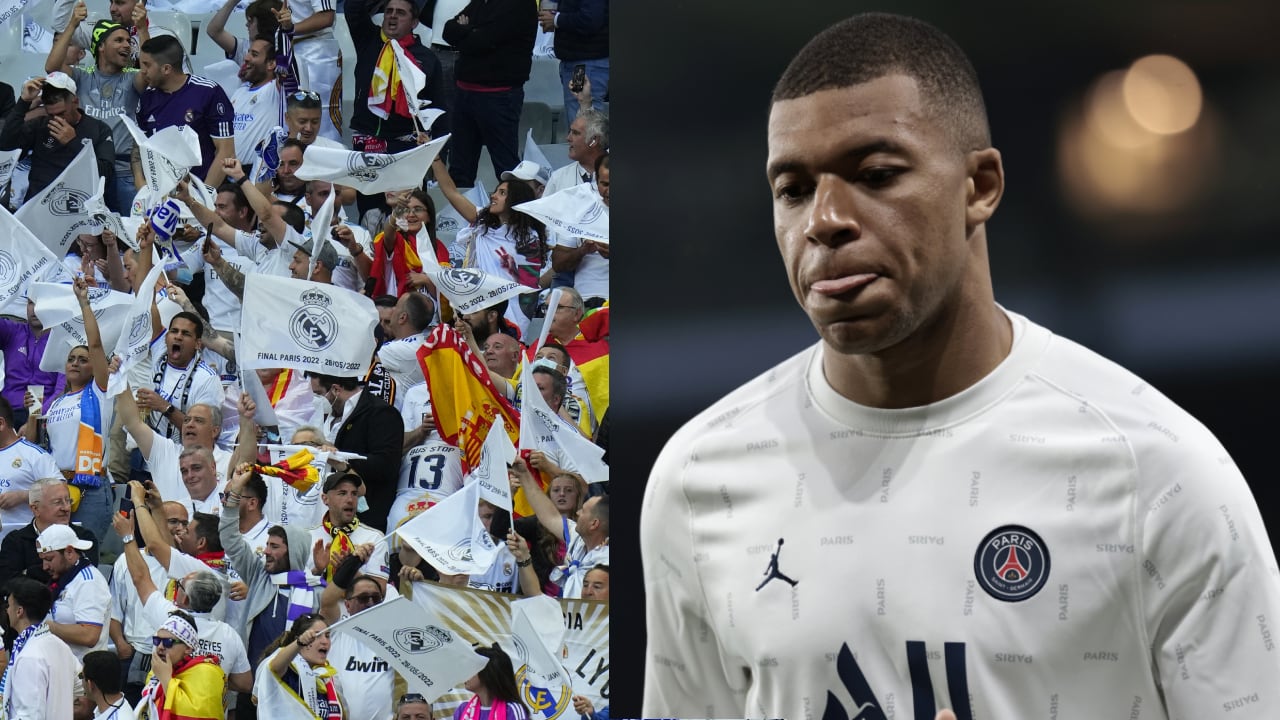 Los aficionados del cuadro español aún se encuentran dolidos por la decisión de Mbappé