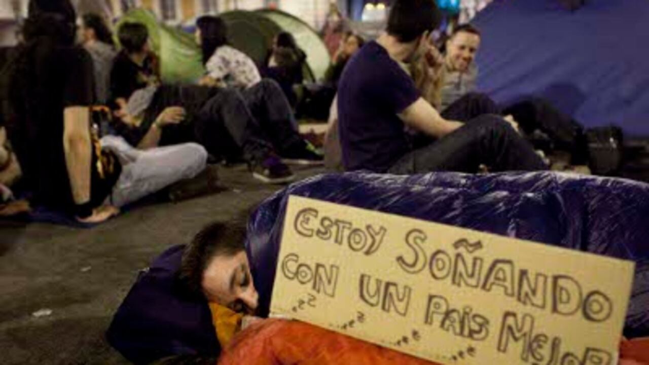 El movimiento de los indignados surgió hace un año.