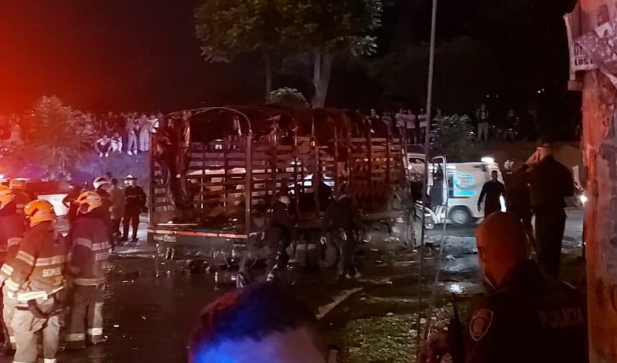 Atentado terrorista en Puerto Rellena, oriente de Cali