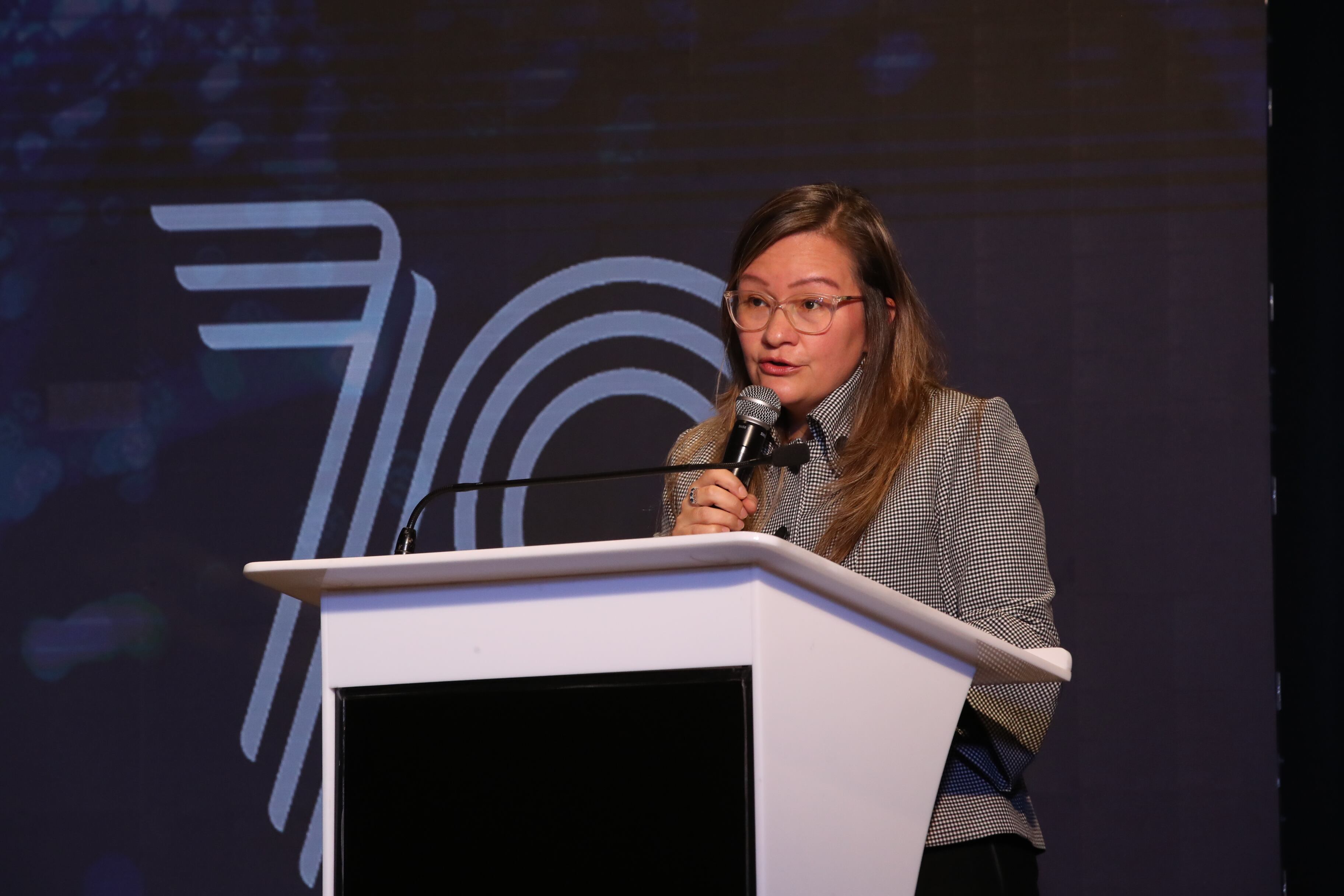 Cumbre 70 años Amcham Colombia Cielo Rusinque ministra de Comercio industria y Turismo Bogotá 23 abril 2025