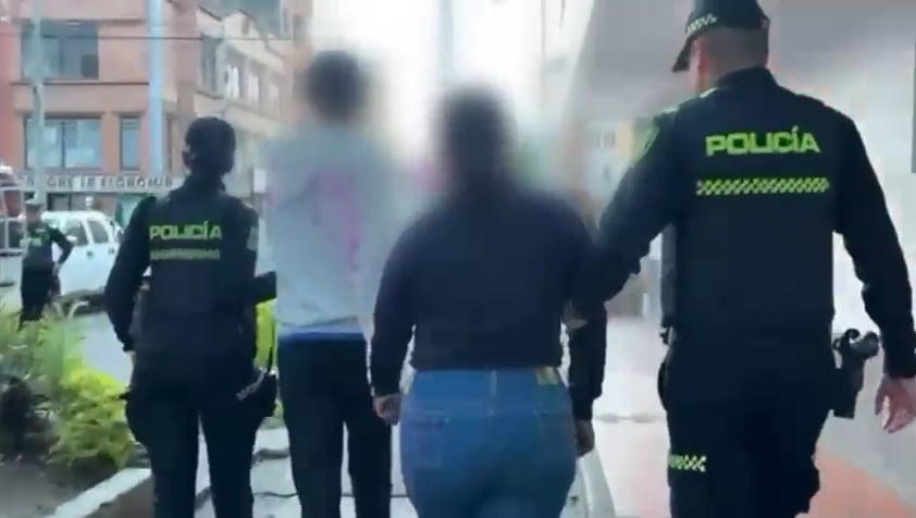 Capturados en Bogotá
