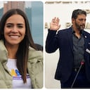 María Fernanda Carrascal y Agmeth Escaf durante su posesión en la presidencia de la Comisión Séptima de la Cámara.