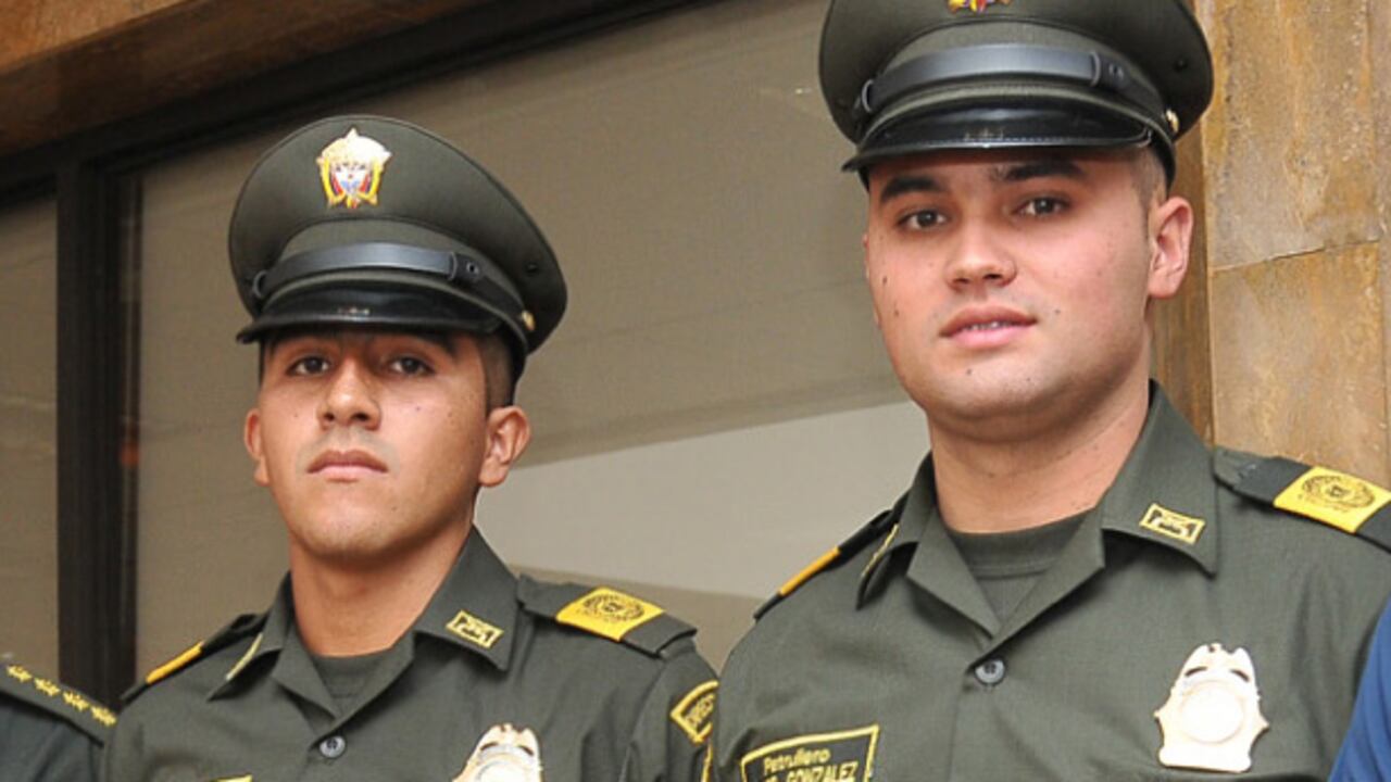 Los patrulleros de la Policía Cristian Yate y Víctor González permanecieron durante 21 días en manos de las Farc.