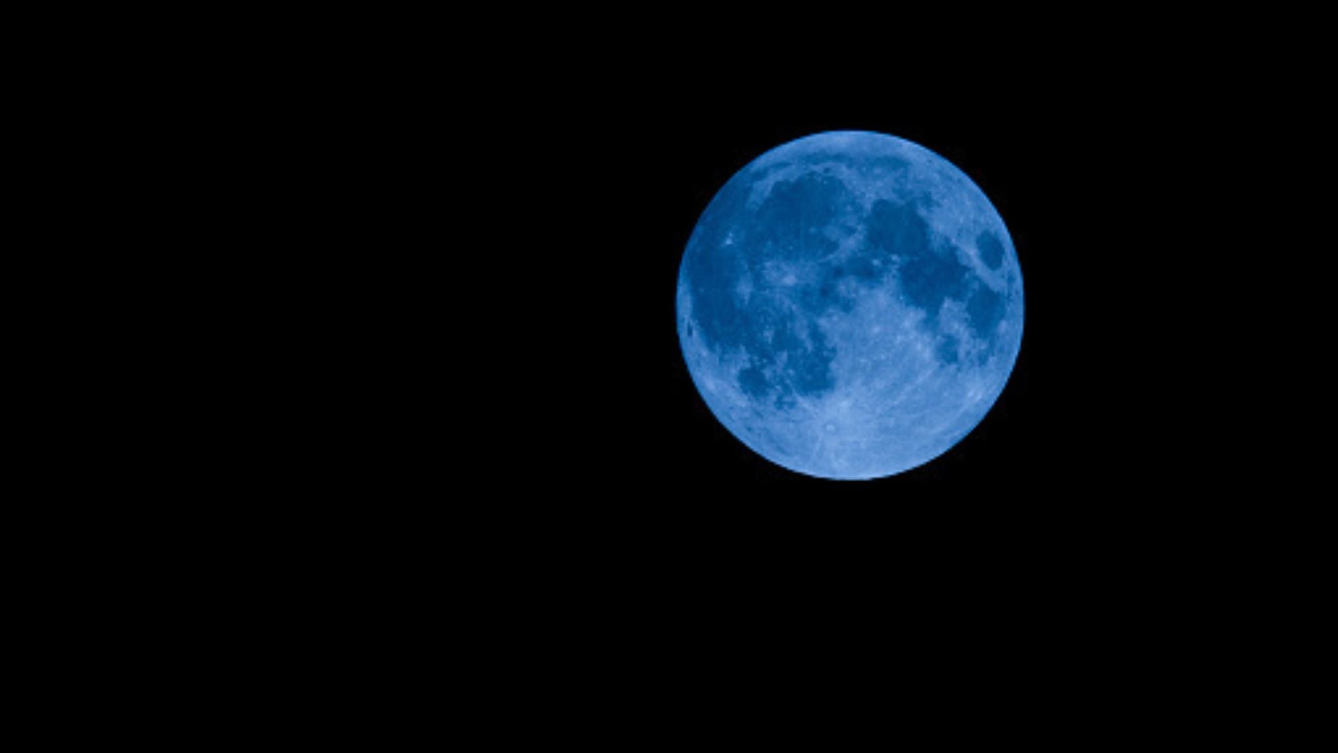 Será una Luna Azul de calendario, es decir, la segunda luna llena dentro de un mismo mes.