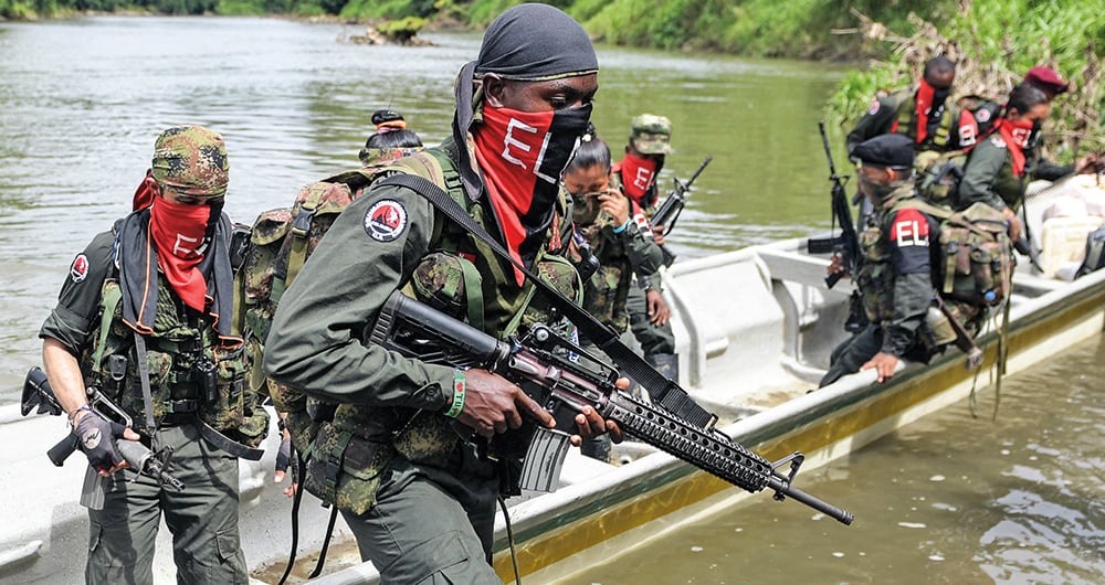 Guerrilleros del ELN. 