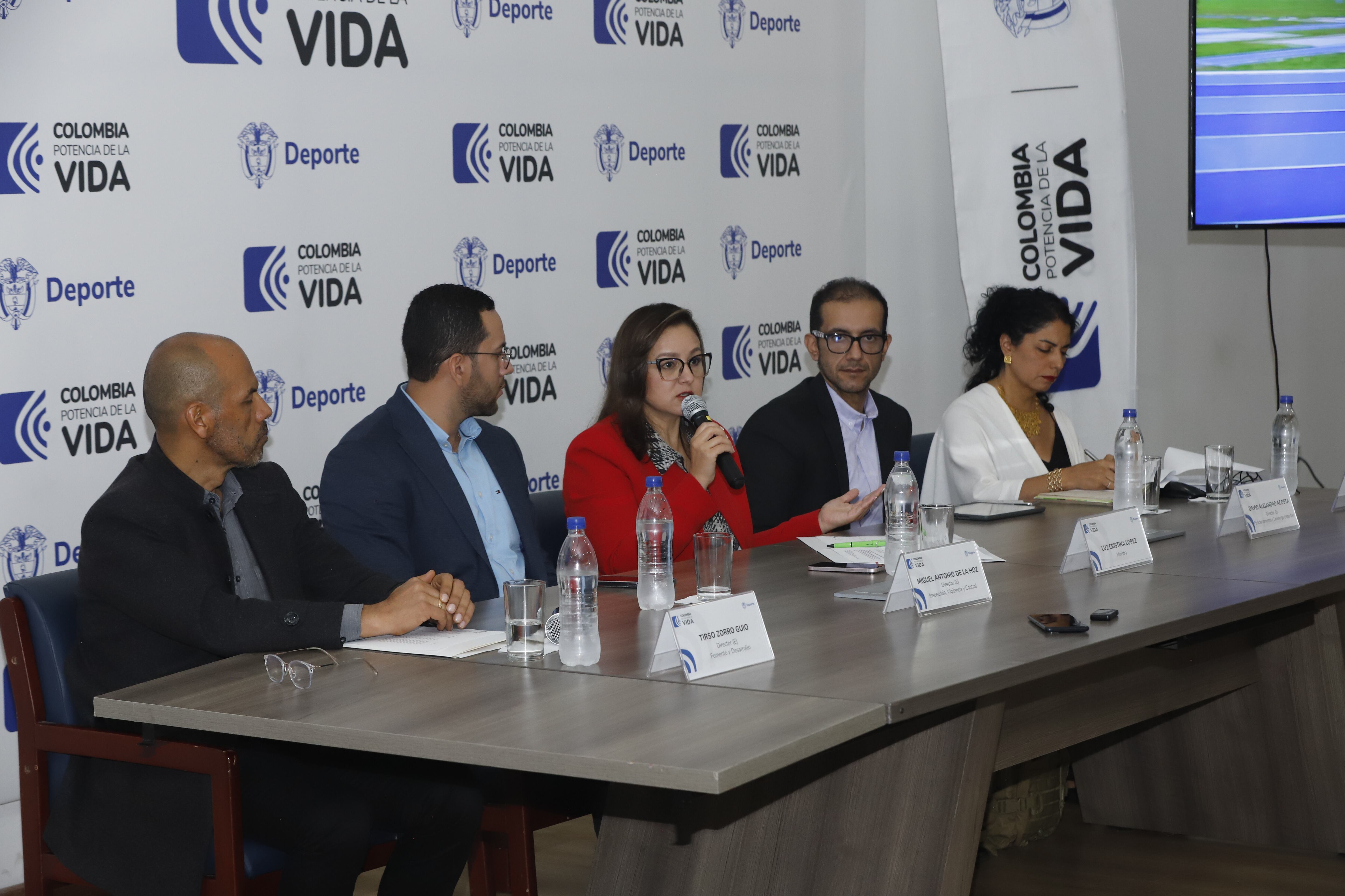 Rueda de Prensa Ministerio del Deporte