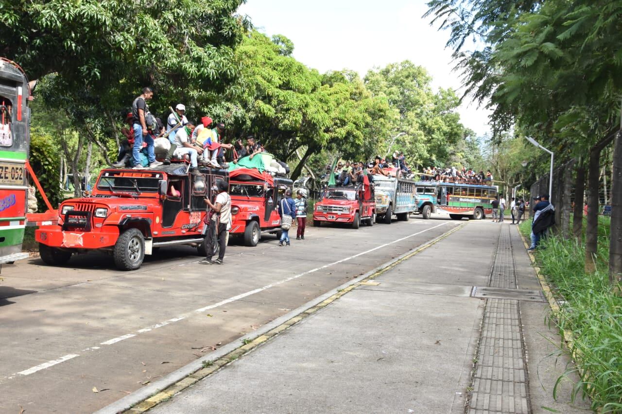 PARO NACIONAL CALI Salida de la Minga