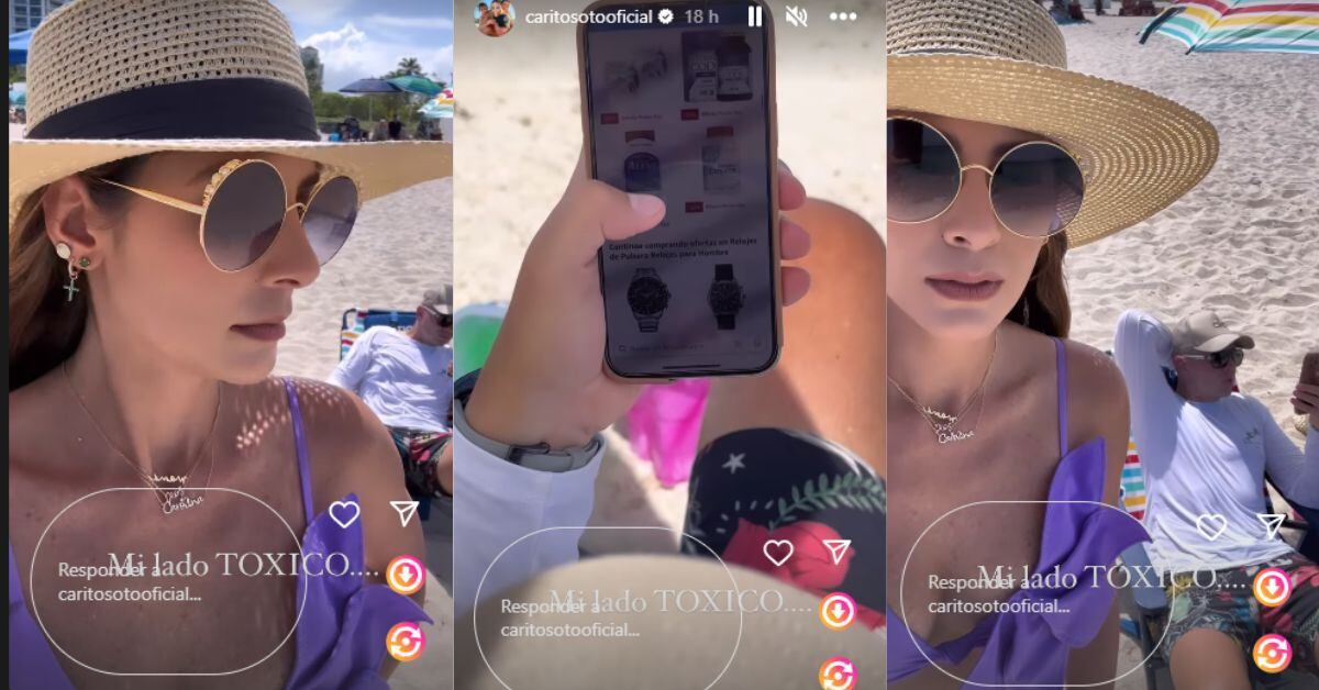 La presentadora dejó ver su reacción a través de redes sociales