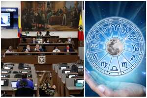 El sesión del Concejo del Distrito algunos representantes resultando leyendo su horóscopo.