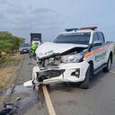 Se reportó un grave accidente en la vía Santa Marta que dejó tres personas fallecidas y varios heridos.