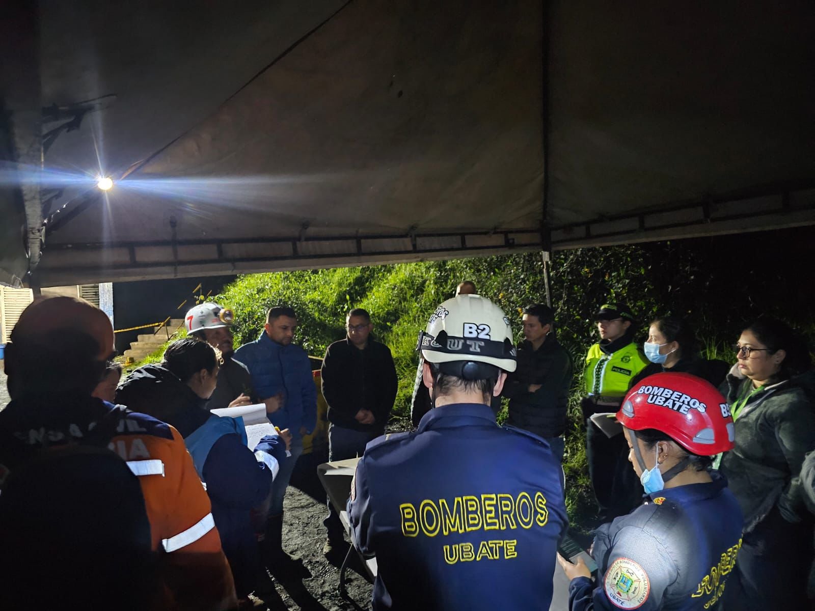 Operativa de rescate en mina de Sutatausa, en Cundinamarca.