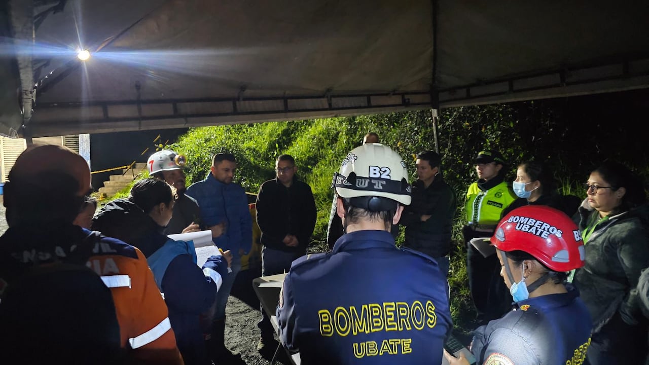 Operativa de rescate en mina de Sutatausa, en Cundinamarca.