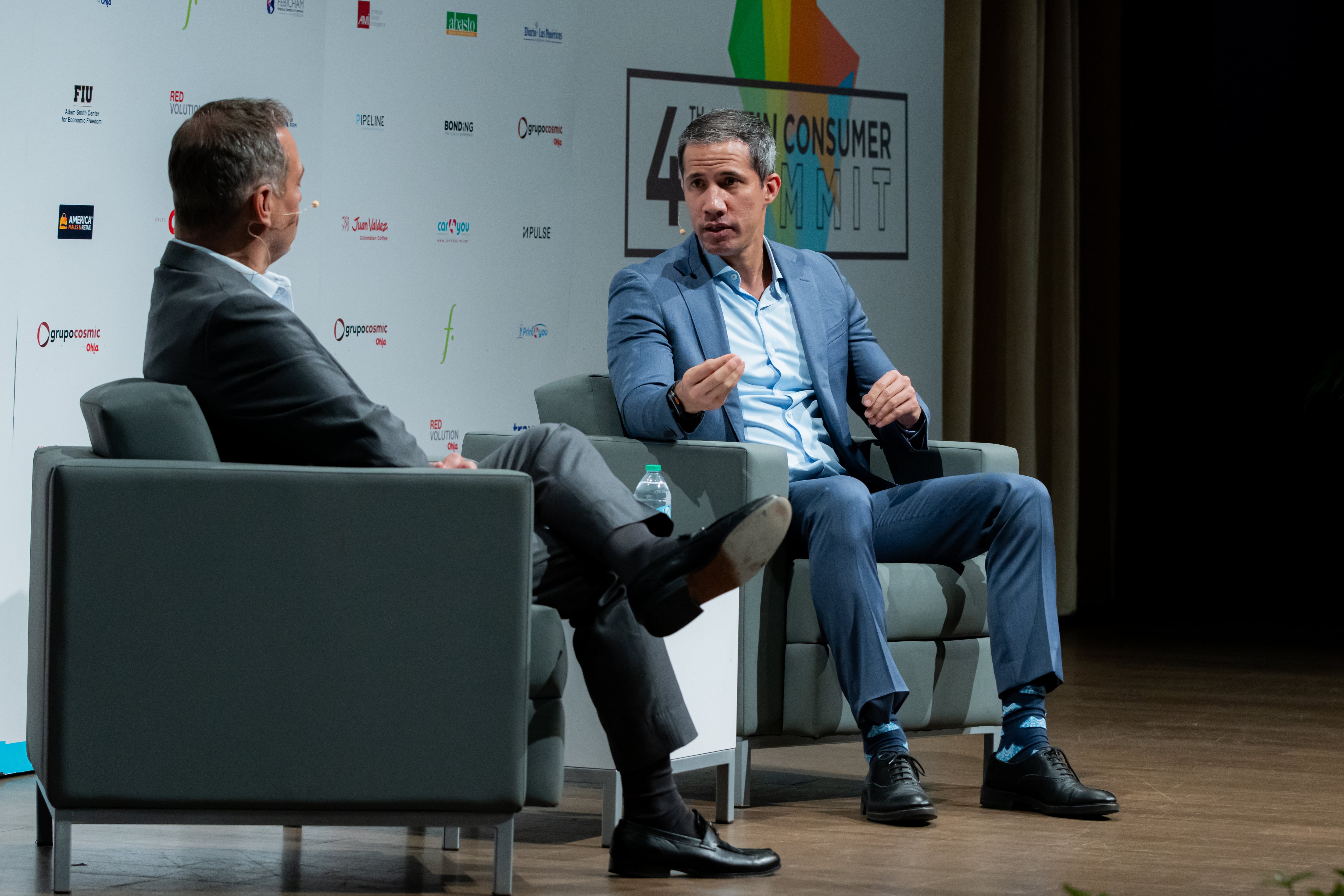 Juan Guaidó participó en el foro que se llevó a cabo en el Sur de la Florida