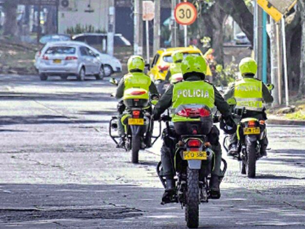 Policía de Cali adelanta operativos contra la delincuencia. 