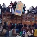 Un tractocamión que transportaba ayudas humanitarias desde Pasto llegó a Buenaventura, donde la entrega quedó registrada en video y generó polémica en redes sociales.