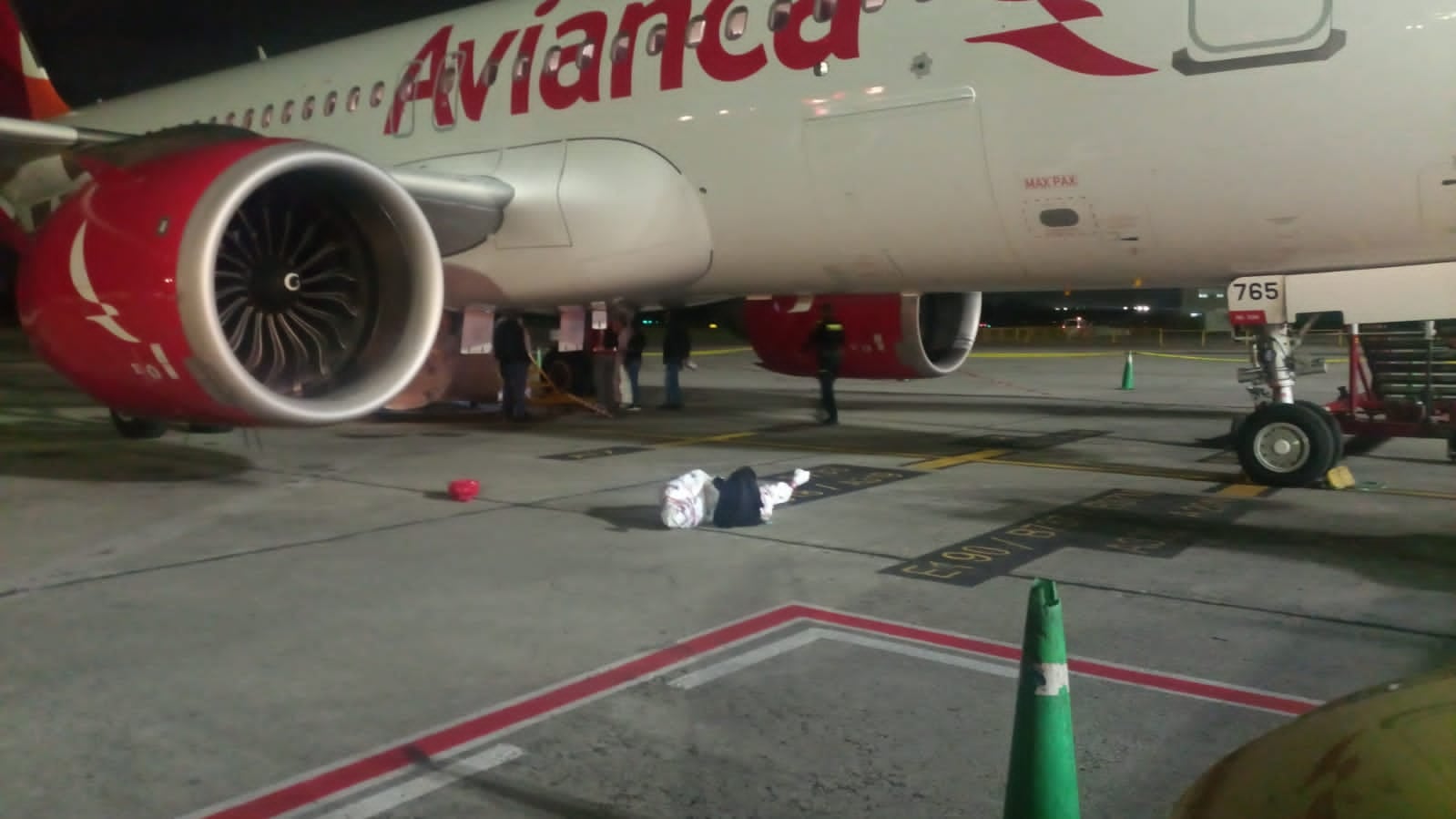 En la pista sur del terminal aéreo, un avión de la aerolínea Avianca reportó un hecho aterrador: en los compartimientos del tren de aterrizaje fueron hallados dos cuerpos sin vida.