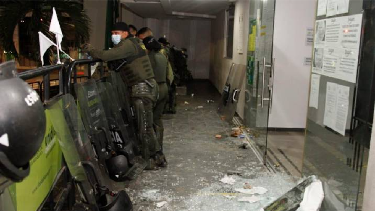 Reportan disturbios en Floridablanca, Santander