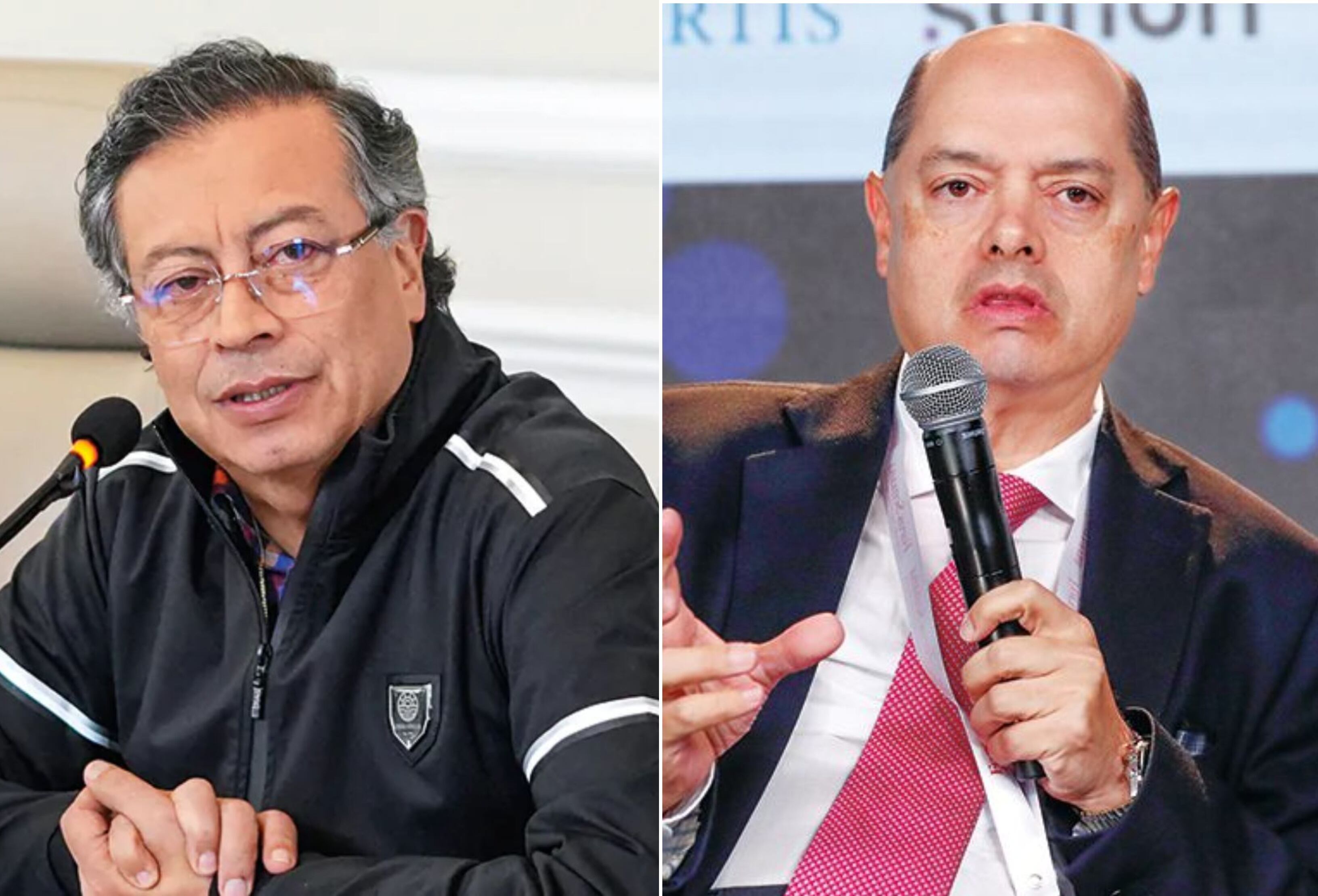 Gustavo Petro y Enrique Vargas Lleras
