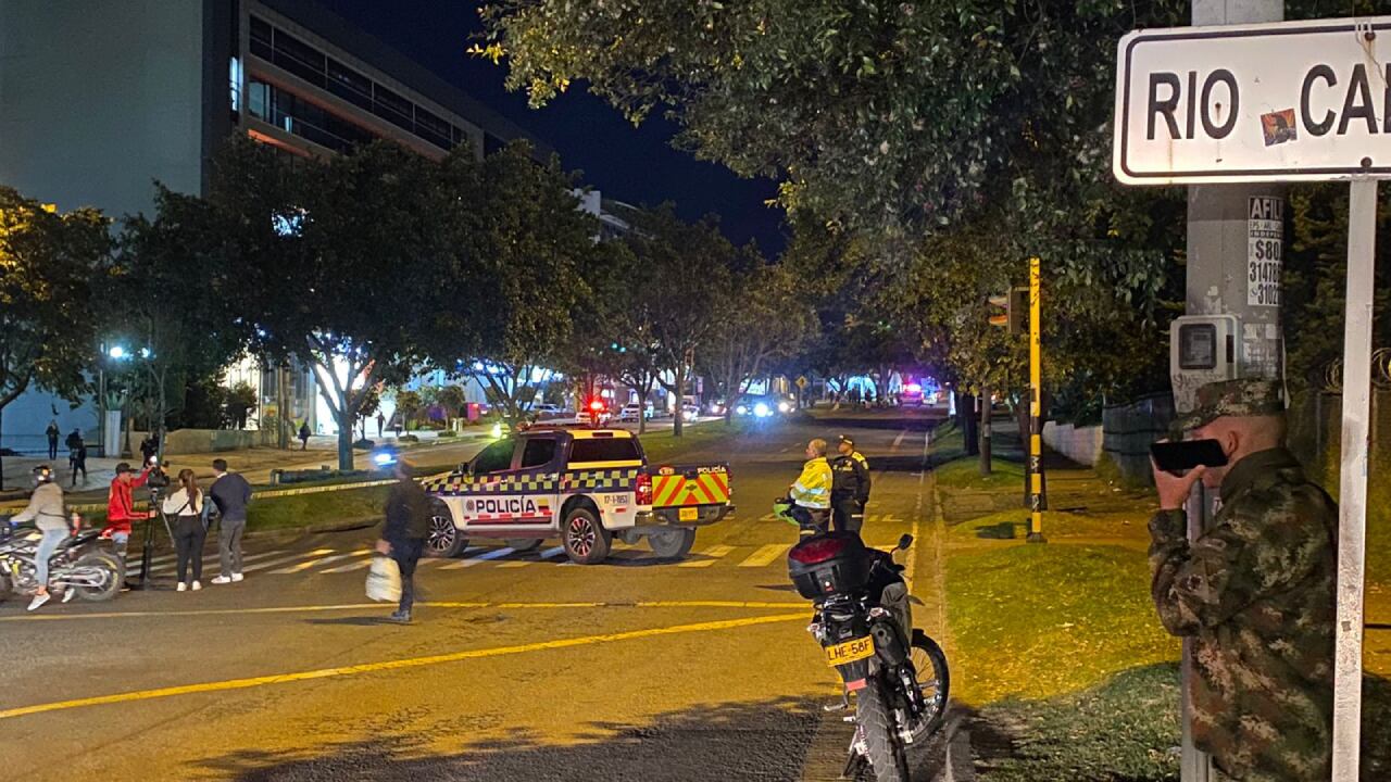 Posible explosivo en Bogotá. Foto: Cortesía