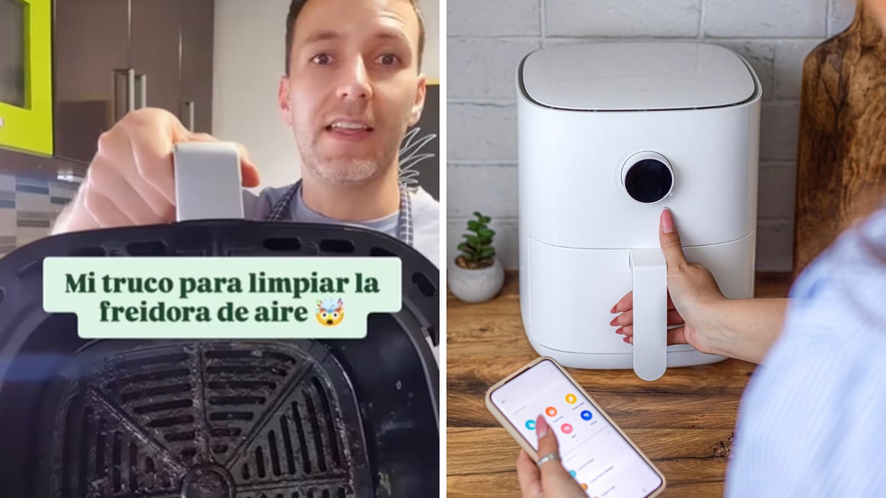Un ingeniero químico reveló una mezcla simple para quitar la grasa de la Airfryer sin esfuerzo.