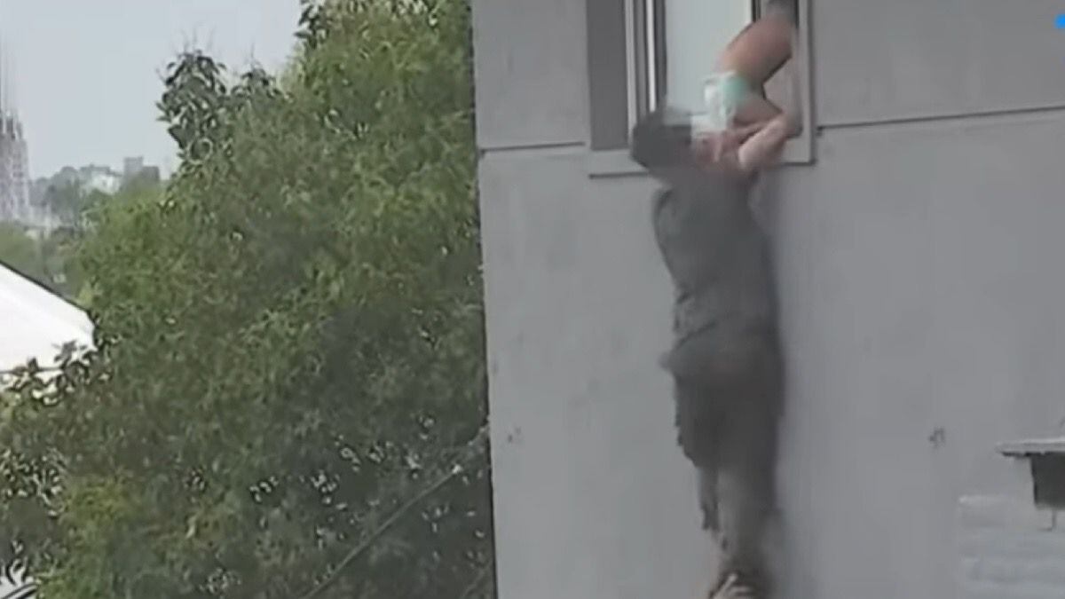 Bebé en las alturas