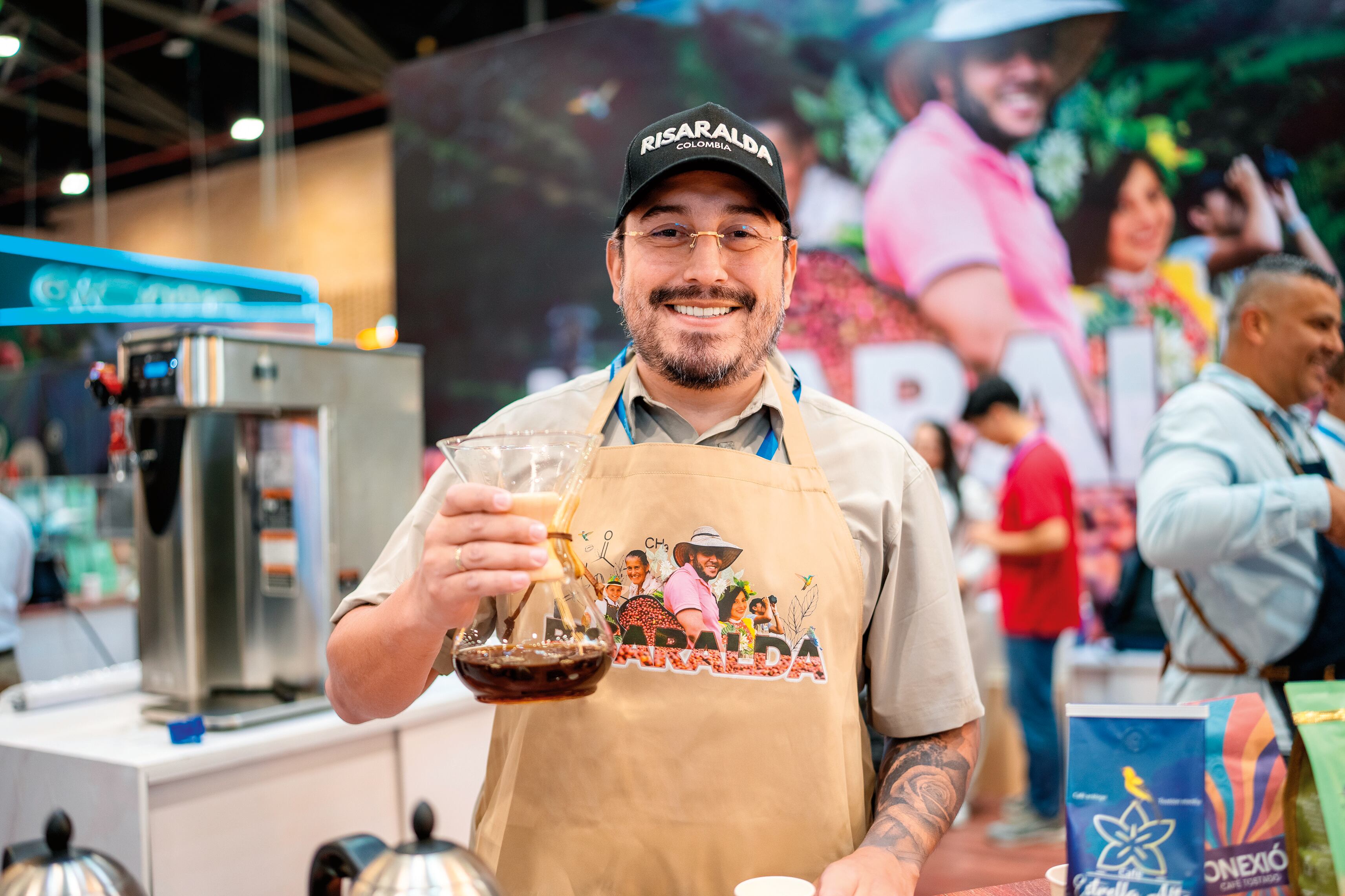Juan Diego Patiño, gobernador del Risaralda. El departamento ya comienza a posicionarse en mercados internacionales gracias a los perfiles diferenciados cultivados por pequeños productores.