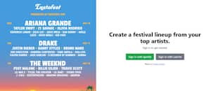 Así podrás crear tu propio line up usando tu cuenta de Spotify.