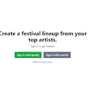 Así podrás crear tu propio line up usando tu cuenta de Spotify.