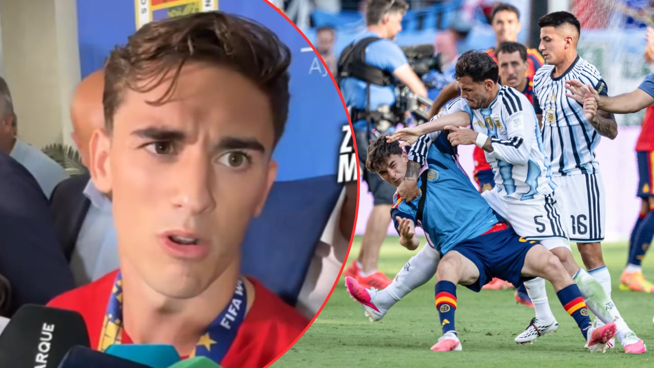 Gavi, de España, se pronunció por los golpes recibidos en la final del Mundial 2026.