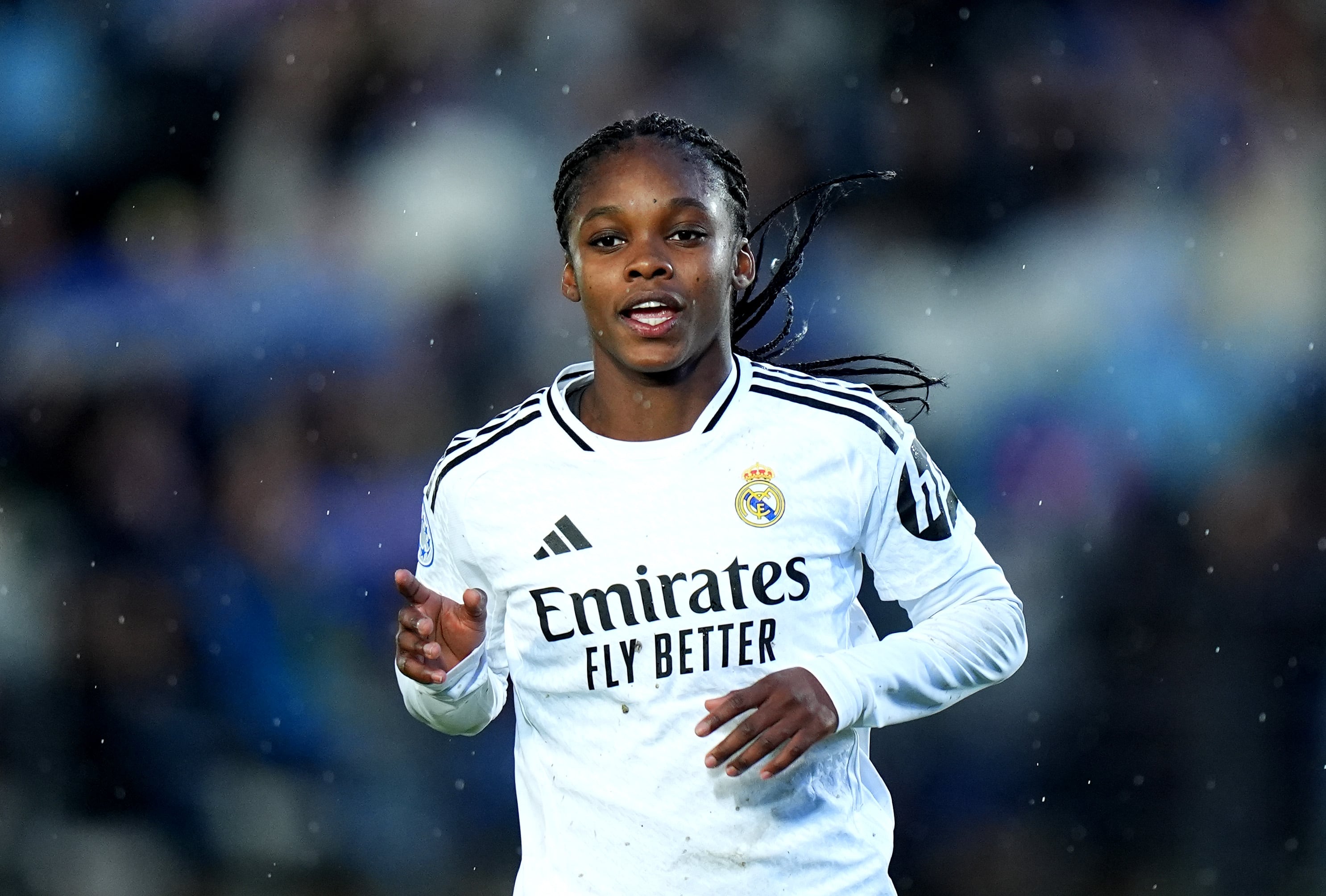 Linda Caicedo celebró gol ante Arsenal