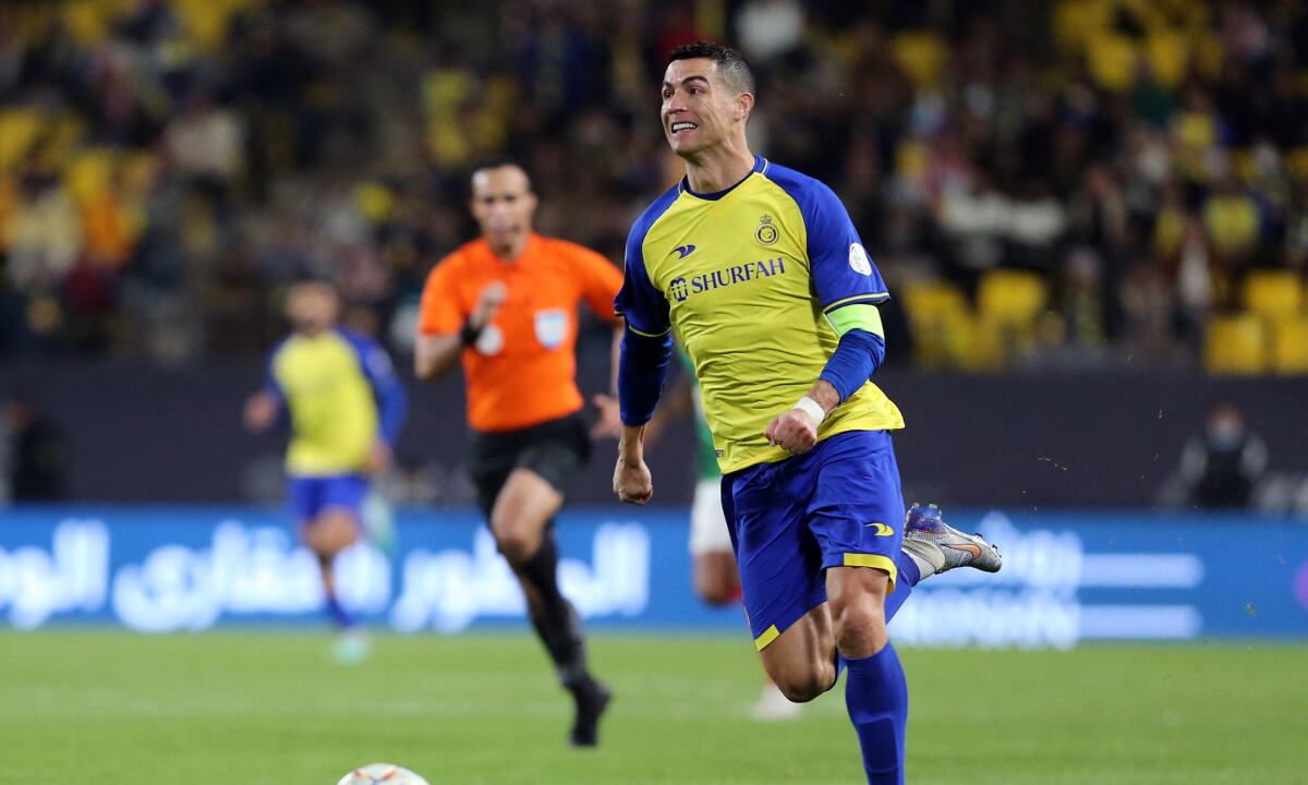 Soccer Football - Saudi Pro League - Al Nassr v Al Ettifaq - Mrsool Park, Riyadh, Saudi Arabia - January 22, 2023 Al Nassr's Cristiano Ronaldo in action REUTERS/Ahmed Yosri