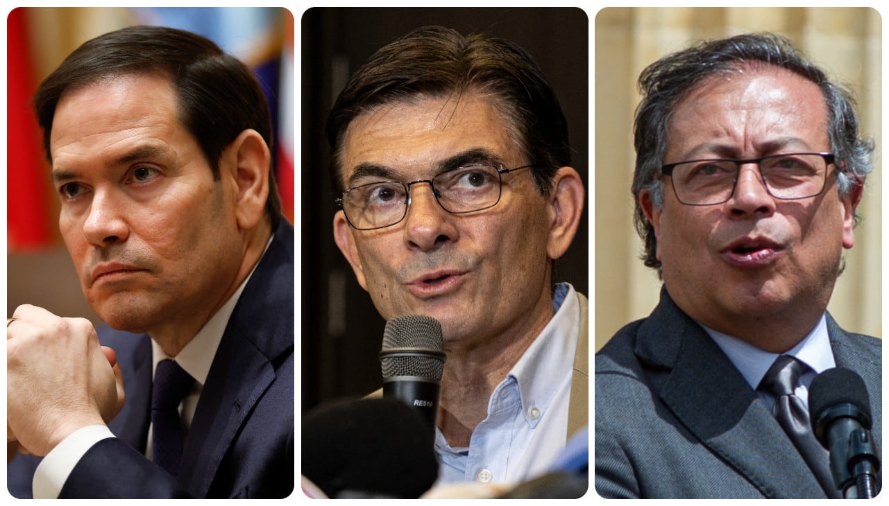 Marco Rubio, Rodrigo Paz y Gustavo Petro