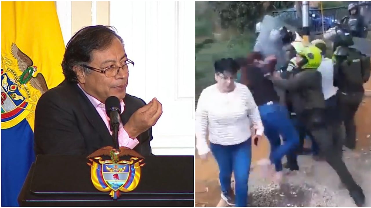 Presidente Gustavo Petro - desalojo Medellín