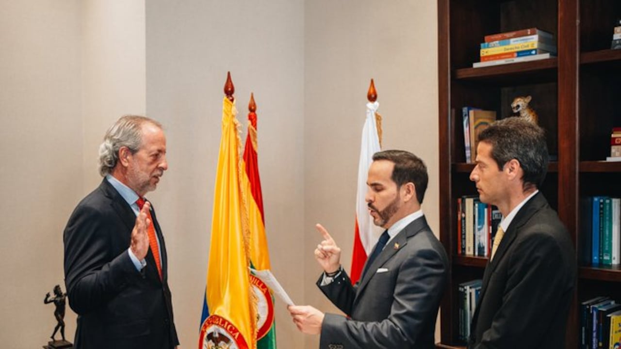 Abelardo De La Espriella y Samuel Bluman.