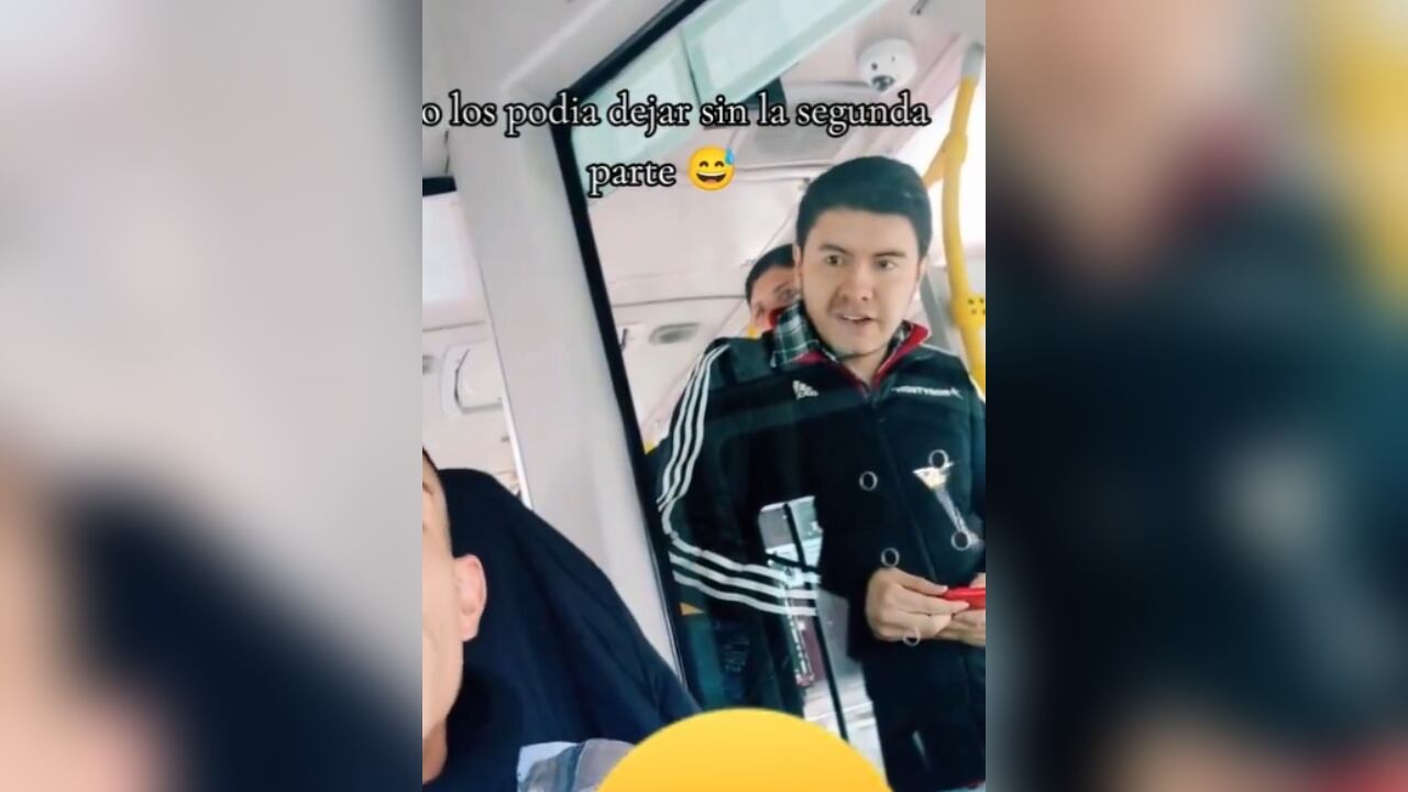 Los colados increparon al conductor.