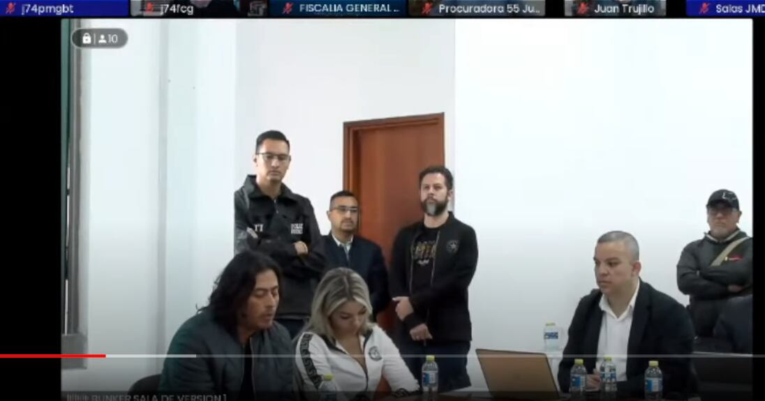 Nicolás Petro se presenta ante el juez de control de garantías.