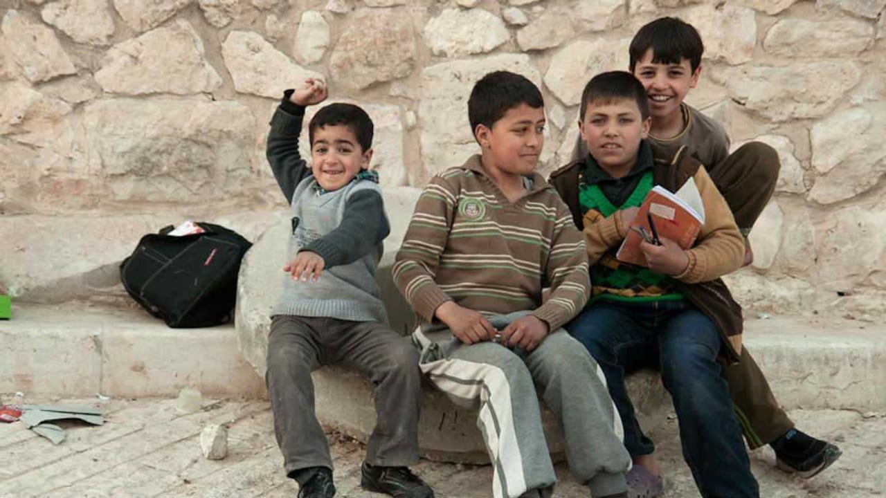 La educación es la única salida que tienen los niños refugiados.