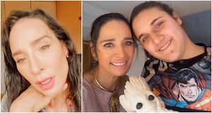 Luly Bossa y su fallecido hijo Ángelo