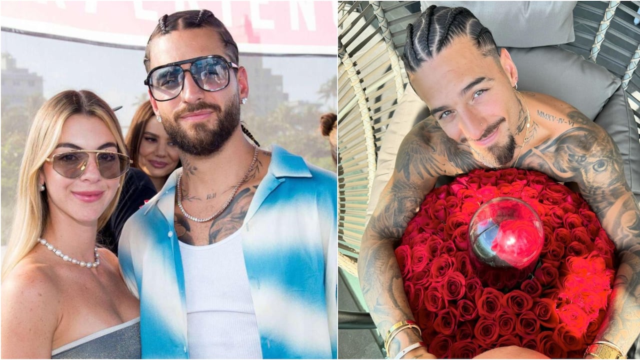 “Hoy le empaco el otro”, Maluma mostró cómo celebró San Valentín junto a su novia Susana Gómez