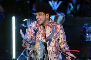 MONTERREY, MEXICO - NOVEMBER 07: Singer Christian Nodal performs at Domo Care on November 7, 2021 in Monterrey, Mexico. (Photo by Medios y Media/Getty Images)