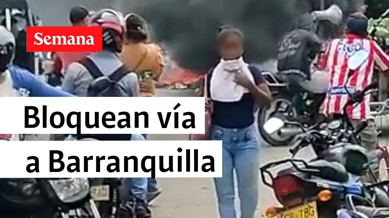 Autoridades hacen presencia en la zona del bloqueo