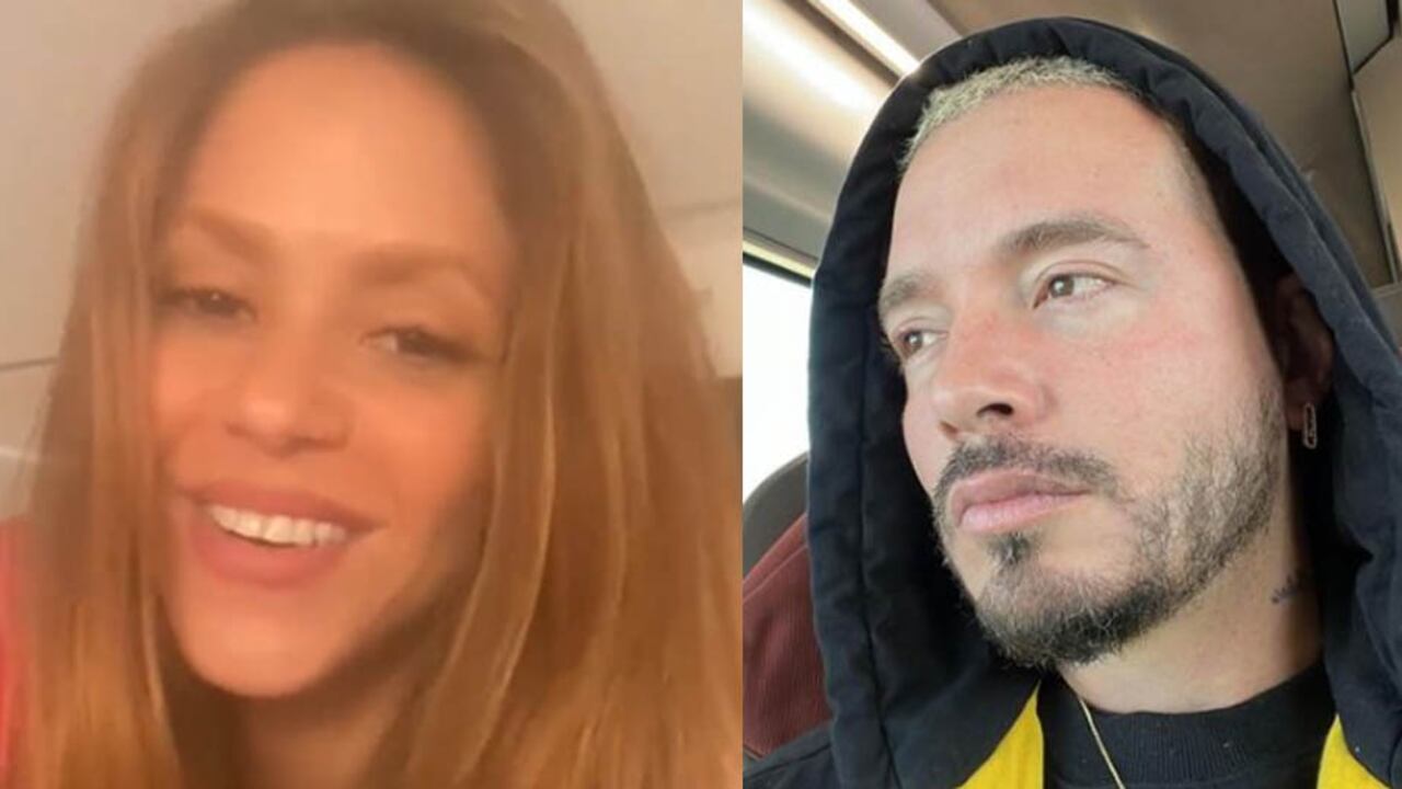 Shakira y J Balvin - Fotos tomadas de Instagram @shakira - @jbalvin