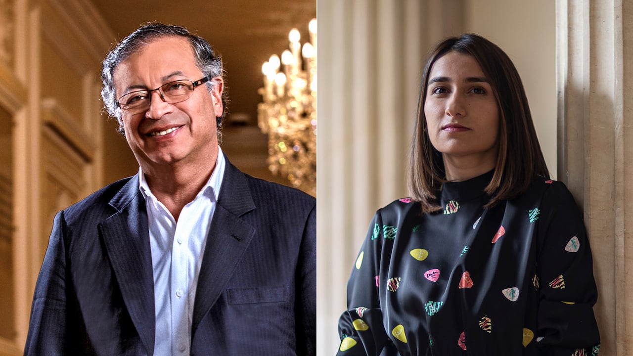 Laura Sarabia y Gustavo petro
