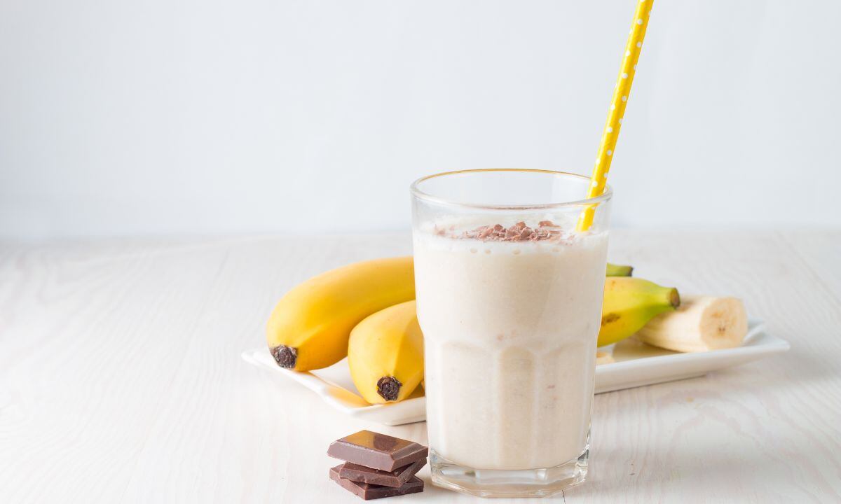 Efectos del batido de banano y chocolate.