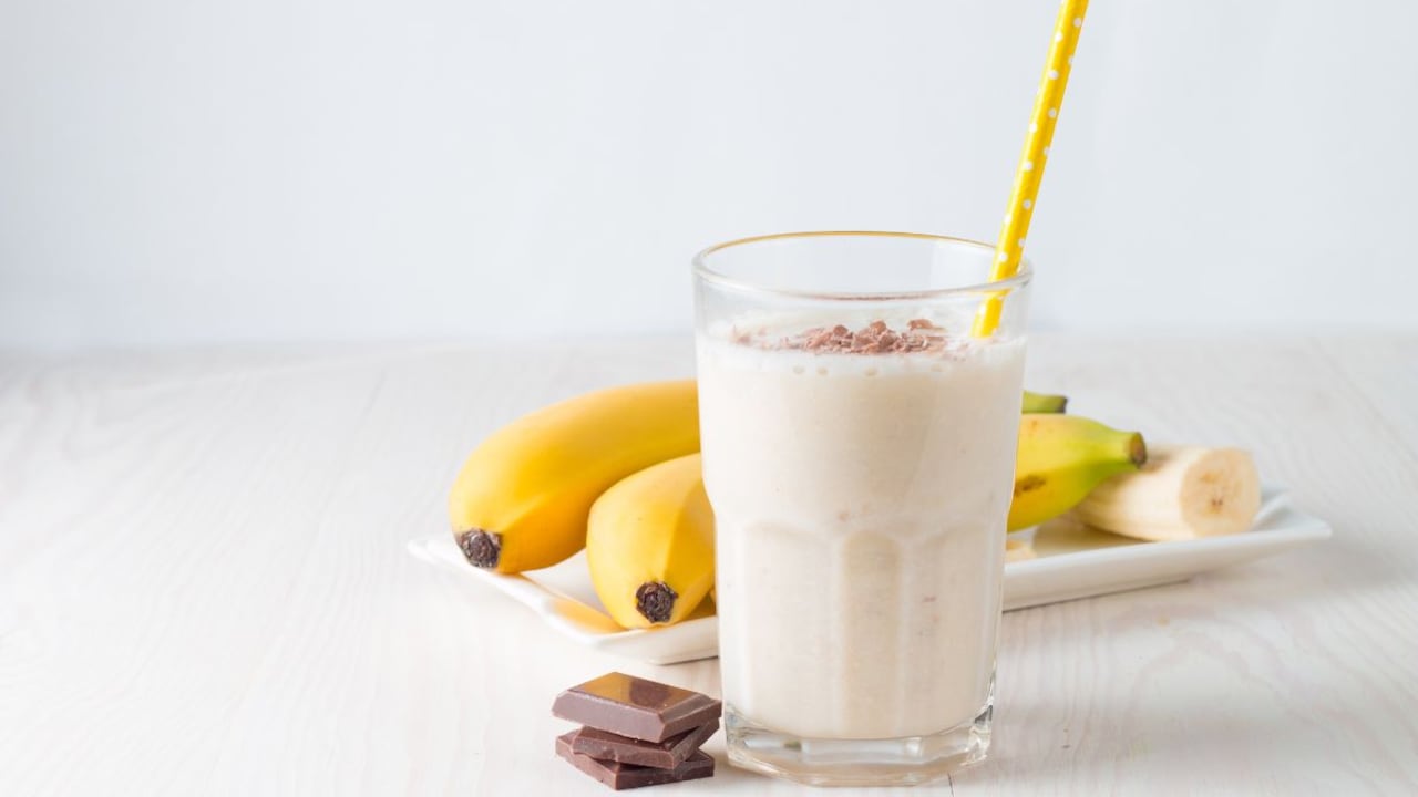 Efectos del batido de banano y chocolate.
