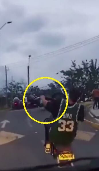 Piques ilegales en la avenida circunvalar.